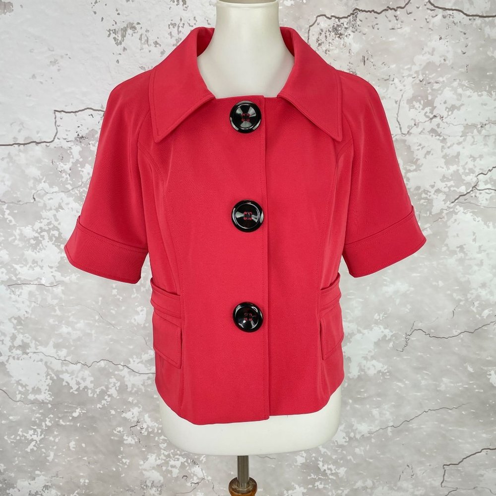 INC Short Sleeve Short  Jacket Blazer M